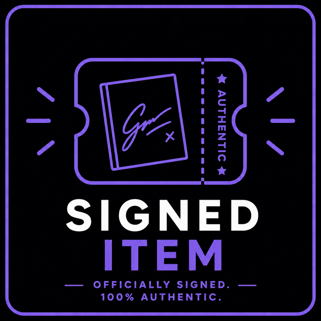 Signed item